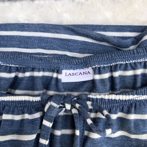 Lascana Tie Neckline Dress Blue/White Striped Sz Medium - Picture 5 of 6